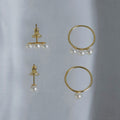 【12月中旬入荷次第お届けのご予約】anuke（アンヌーク） Pearlline Pinky Ring 3粒淡水パールピンキーリング（WHT）62620908.