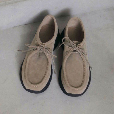 【10月下旬入荷次第お届けのご予約】anuke（アンヌーク）Eco Suede Moccasin エコスエードモカシン（BLK/BRN/BEG）62621009.