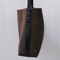 【10月中旬入荷次第お届けのご予約】anuke（アンヌーク） Ecoleather Tote Bag エコレザートートバッグ（BLK/BRN）62621024.