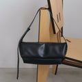 【12月中旬入荷次第お届けのご予約】anuke（アンヌーク） Ecoleather Wrap Bag エコレザーバッグ（LGRN/BLK）62621027.