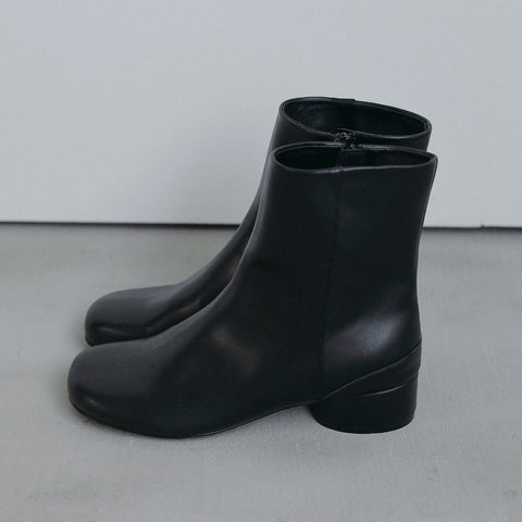 【11月中旬入荷次第お届けのご予約】anuke（アンヌーク）Lowheel Short Boots ローヒールショートブーツ（BLK）62621030