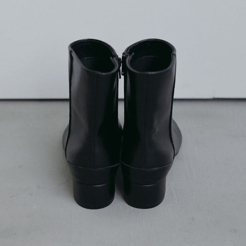 【11月中旬入荷次第お届けのご予約】anuke（アンヌーク）Lowheel Short Boots ローヒールショートブーツ（BLK）62621030