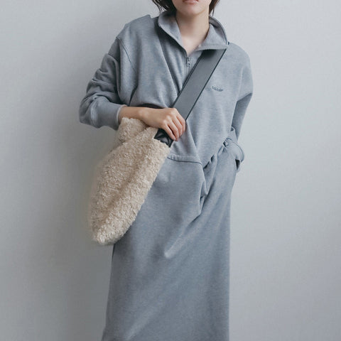 【11月中旬入荷次第お届けのご予約】anuke（アンヌーク）  Boa Tote Bag ボアトートバッグ（IVR）62621037.