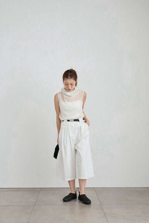 【4月上旬入荷次第お届けのご予約】anuke（アンヌーク） Tuck Bermuda Pants 62710705.