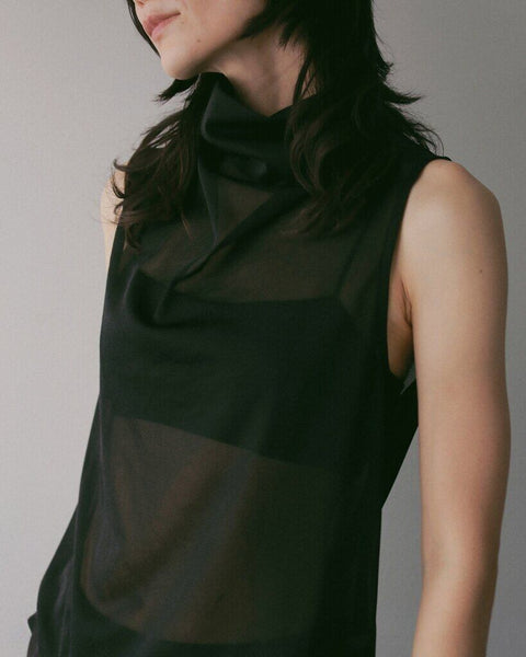 【4月下旬入荷次第お届けのご予約】anuke（アンヌーク） Sleeveless Chiffon Tops 62710624.