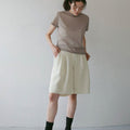 【3月中旬入荷次第お届けのご予約】anuke（アンヌーク） Tuck Half Pants 62710713.