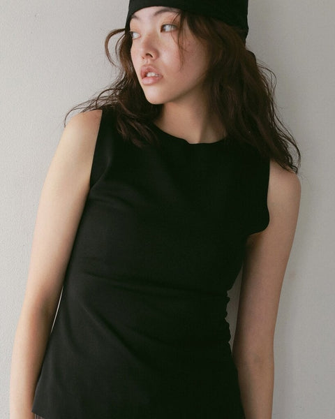 【4月下旬入荷次第お届けのご予約】anuke（アンヌーク） Sleeveless Georgette Tanktop 62710621.