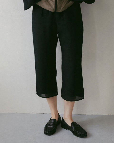 【3月中旬入荷次第お届けのご予約】anuke（アンヌーク） Tweed Mesh Capripants 62710721.