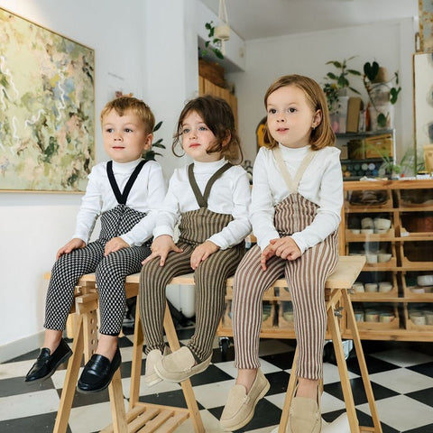 【6/12Mサイズは12/10頃入荷次第のお届け】【ネコポス不可】AC-2 Silly Silas（シリーサイラス） Footless Classic  Atelier Collection -Granola×Cream Striped-  ストライプ柄 フットレス　グラノーラクリーム