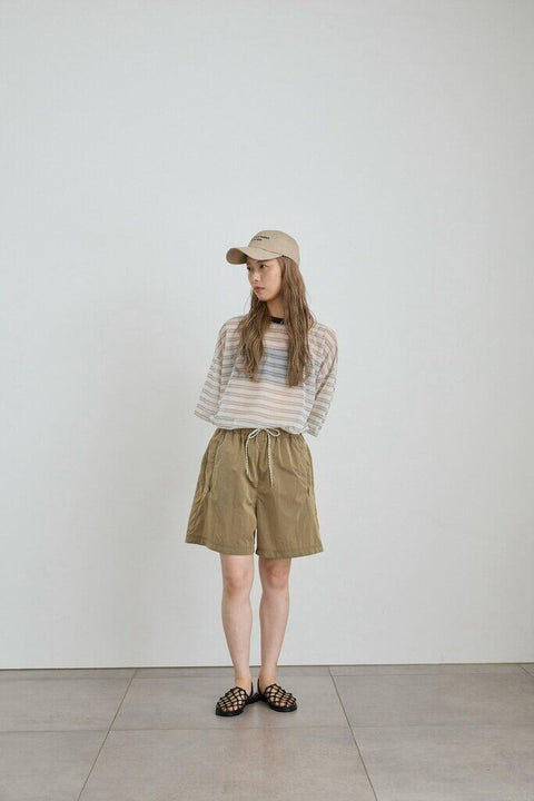 【5月中旬入荷次第お届けのご予約】anuke（アンヌーク） Nylon Half Pants 62710706.