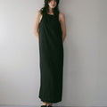 【4月下旬入荷次第お届けのご予約】anuke（アンヌーク） Woolchambray Sleeveless Onepiece 62710301.