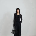 【2月上旬入荷次第お届けのご予約】anuke（アンヌーク） Georgette Pencil Skirt 62710803.