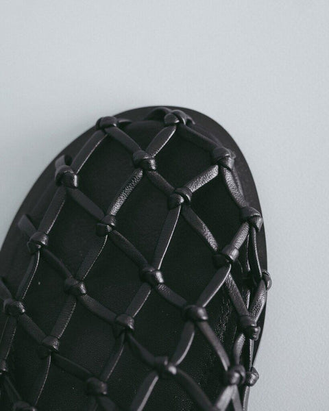 【4月上旬入荷次第お届けのご予約】anuke（アンヌーク） Braid Flat Shoes 62711012.