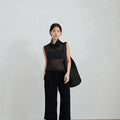 【4月下旬入荷次第お届けのご予約】anuke（アンヌーク） Sleeveless Chiffon Tops 62710624.