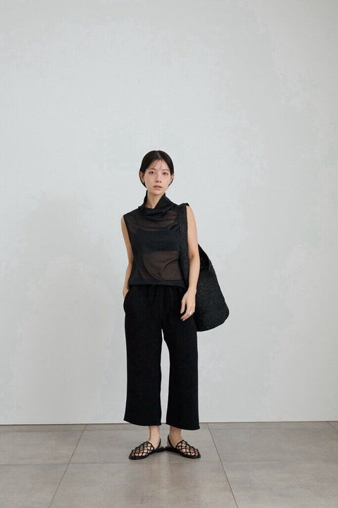 【4月下旬入荷次第お届けのご予約】anuke（アンヌーク） Sleeveless Chiffon Tops 62710624.