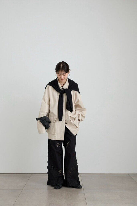 【2月中旬入荷次第お届けのご予約】anuke（アンヌーク） Over Half Coat 62710002.