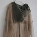 【4月上旬入荷次第お届けのご予約】anuke（アンヌーク） Tulle Zip Blouson 62710203.