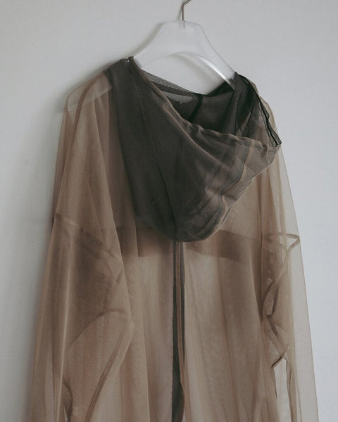 【4月上旬入荷次第お届けのご予約】anuke（アンヌーク） Tulle Zip Blouson 62710203.