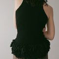 【5月中旬入荷次第お届けのご予約】anuke（アンヌーク） Americansleeve Fringe Tops 62710526.
