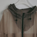 【4月上旬入荷次第お届けのご予約】anuke（アンヌーク） Tulle Zip Blouson 62710203.