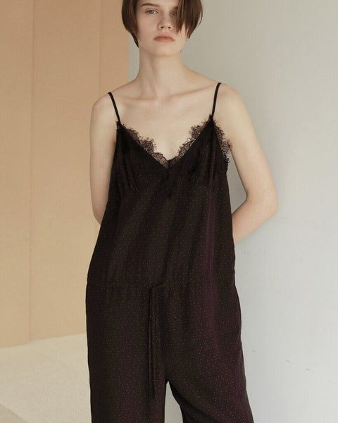 【4月下旬入荷次第お届けのご予約】anuke（アンヌーク） Dot Jacquard Combinaison 62710305.
