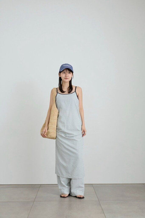 【5月上旬入荷次第お届けのご予約】anuke（アンヌーク） Suckercheck Cami Onepiece 62710303.
