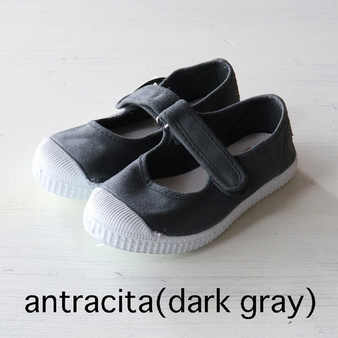 【送料無料】Cienta（シエンタ）キッズ ベルクロ ストラップ シューズ 靴 キャンバス スニーカー 76997、76777 21-34サイズ (12.5-21cm)