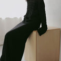 【2月上旬入荷次第お届けのご予約】anuke（アンヌーク） Georgette Pencil Skirt 62710803.