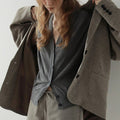 【4月中旬入荷次第お届けのご予約】anuke（アンヌーク） Vneck Botton Vest 62710521.