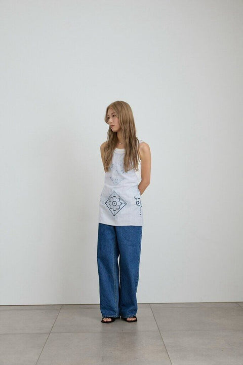 【3月下旬入荷次第お届けのご予約】anuke（アンヌーク） Cutwork Lace Apron 62710403.