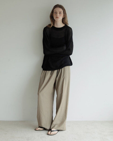 【3月中旬入荷次第お届けのご予約】anuke（アンヌーク） Cottonlinen Loose Knit 62710513.