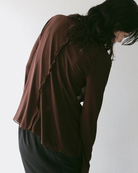 【4月中旬入荷次第お届けのご予約】anuke（アンヌーク） Sheer Tulle Cardigan 62710420.