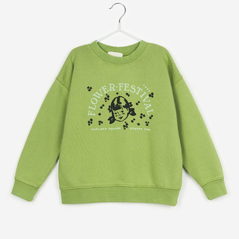 【3/17まで送料無料】TOM&BOY 2025SS  SWEATSHIRT  デザインプリント長袖スウェットシャツ