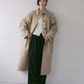 【2月上旬入荷次第お届けのご予約】anuke（アンヌーク） Soutiencollar Twill Coat 62710001.
