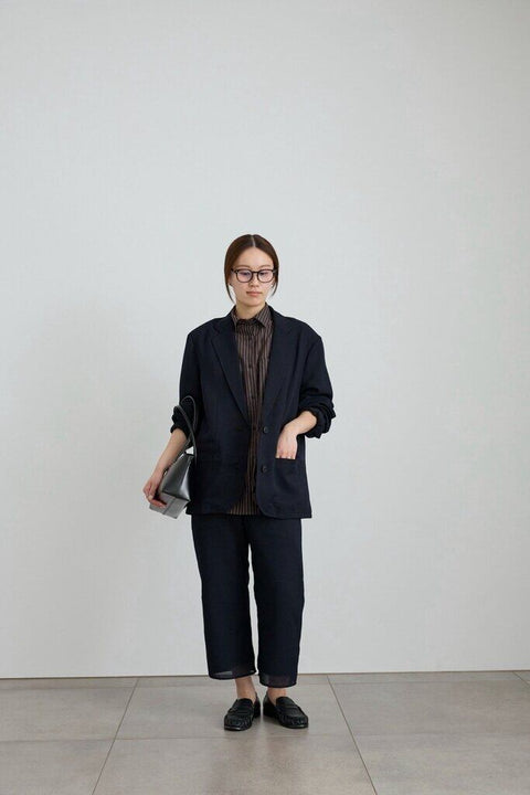 【3月中旬入荷次第お届けのご予約】anuke（アンヌーク） Tweed Mesh Jacket 62710105.