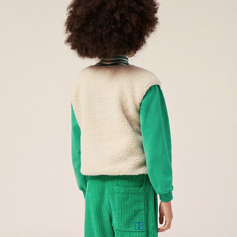 The Campamento（カンパメント） 2024AW ECRU POLAR FLEECE KIDS VEST　キッズベスト