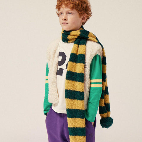 The Campamento（カンパメント） 2024AW ECRU POLAR FLEECE KIDS VEST　キッズベスト