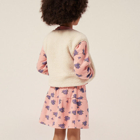 The Campamento（カンパメント） 2024AW ECRU POLAR FLEECE KIDS VEST　キッズベスト