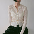 【2月中旬入荷次第お届けのご予約】anuke（アンヌーク） Washer Knit Cardigan 62710511.