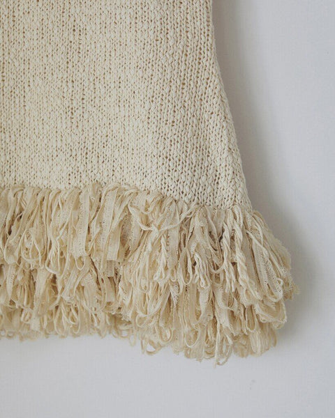 【5月中旬入荷次第お届けのご予約】anuke（アンヌーク） Americansleeve Fringe Tops 62710526.