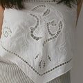 【3月下旬入荷次第お届けのご予約】anuke（アンヌーク） Cutwork Scarf 62711017.