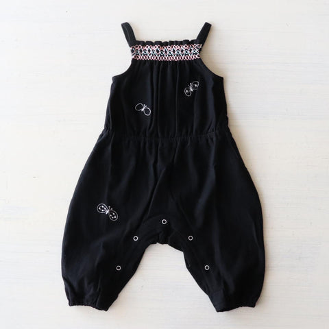 mina perhonen（ミナペルホネン） 25AW choucho -black-  サロペット、ロンパース  ADA8481P