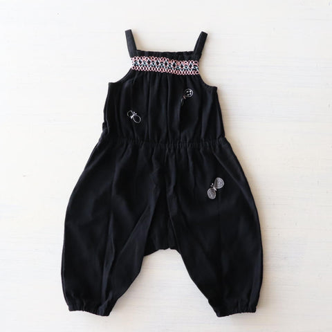 mina perhonen（ミナペルホネン） 25AW choucho -black-  サロペット、ロンパース  ADA8481P