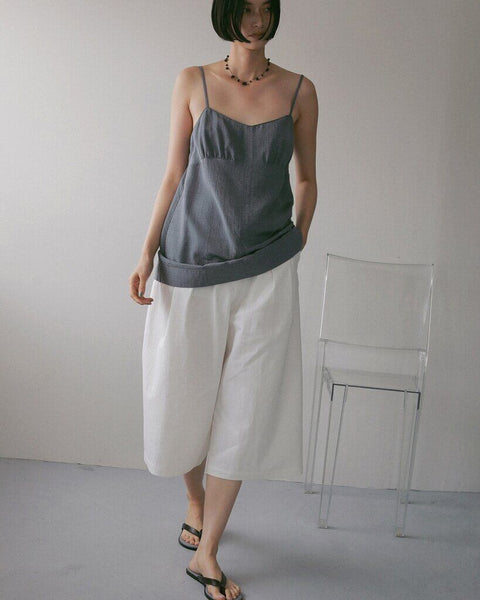 【4月上旬入荷次第お届けのご予約】anuke（アンヌーク） Tuck Bermuda Pants 62710705.