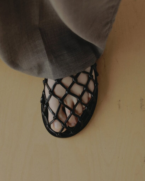 【4月上旬入荷次第お届けのご予約】anuke（アンヌーク） Braid Flat Shoes 62711012.