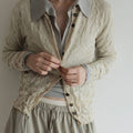 【3月上旬入荷次第お届けのご予約】anuke（アンヌーク） Sheer Skipper Knit 62710524.