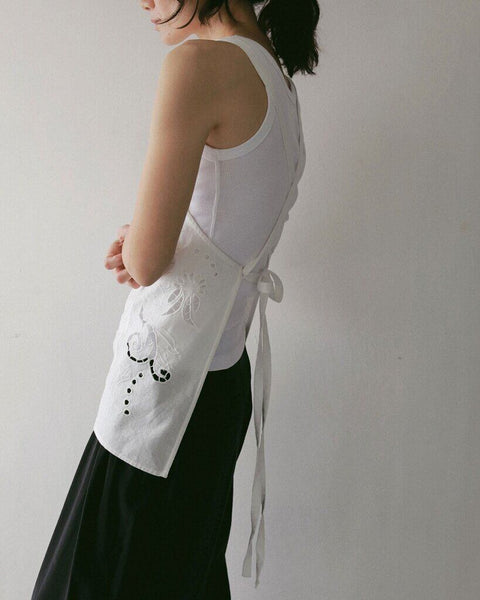 【3月下旬入荷次第お届けのご予約】anuke（アンヌーク） Cutwork Lace Apron 62710403.