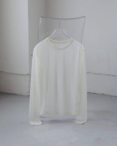 【2月中旬入荷次第お届けのご予約】anuke（アンヌーク） Slit Chiffon Tops 62710606.