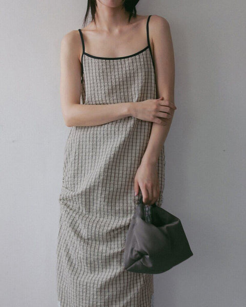【5月上旬入荷次第お届けのご予約】anuke（アンヌーク） Suckercheck Cami Onepiece 62710303.