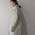 【2月上旬入荷次第お届けのご予約】anuke（アンヌーク） Soutiencollar Twill Coat 62710001.